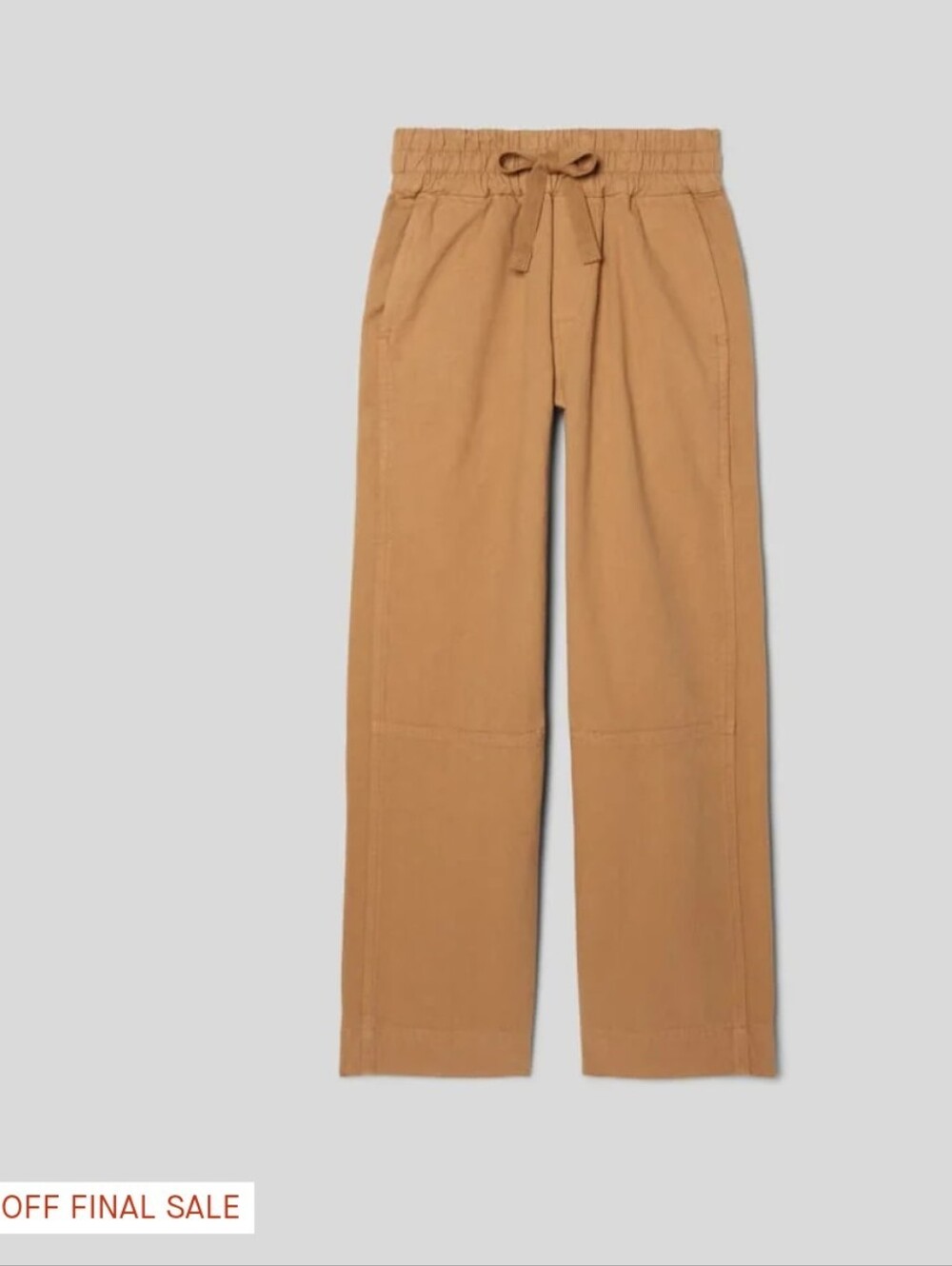 EVERLANE Canvas Organic Pull On Pant Size Medium - Picture 3 of 7